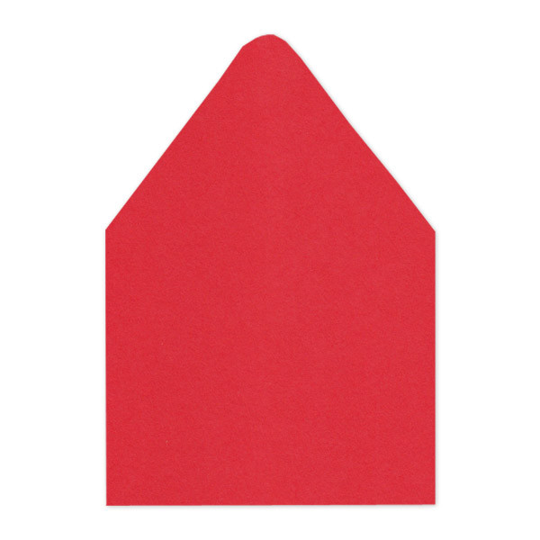 A7 Euro Flap Envelope Liners Bright Red