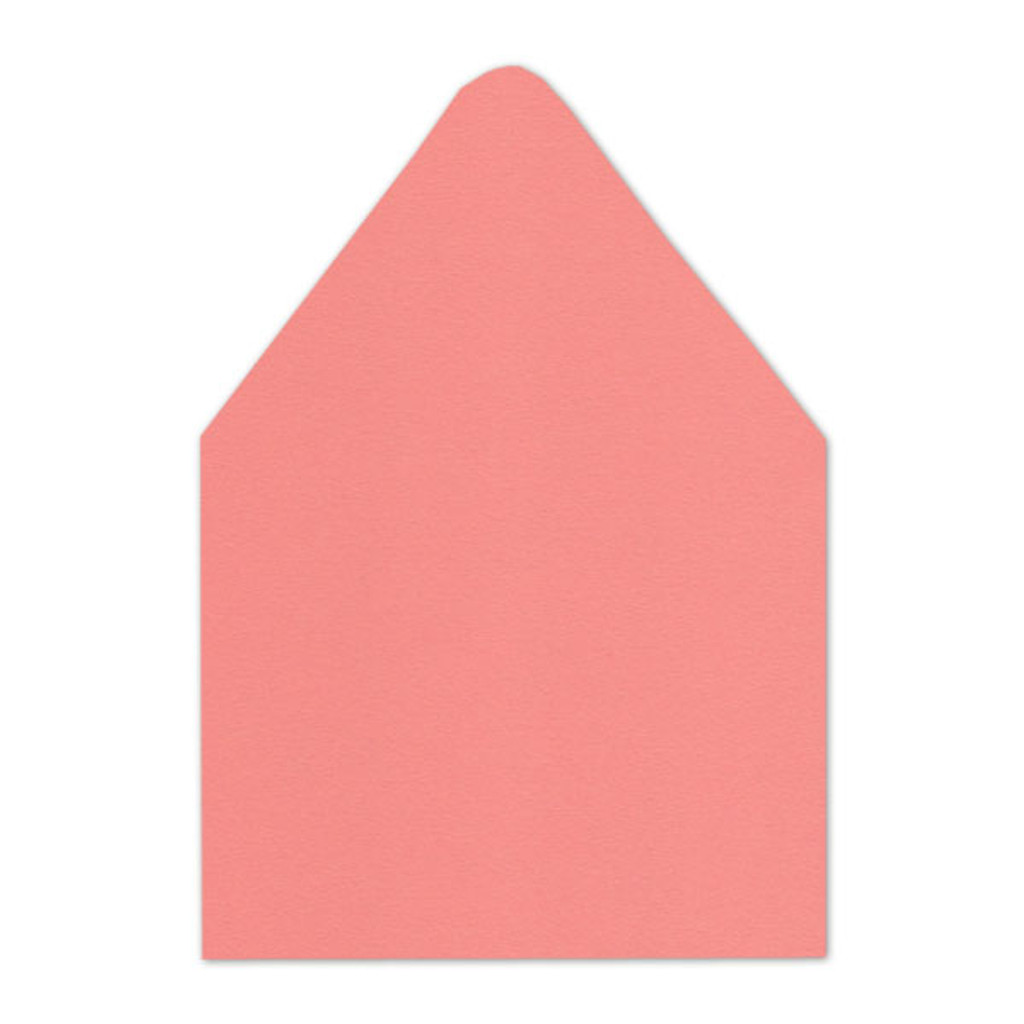 A7 Euro Flap Envelope Liners Coral
