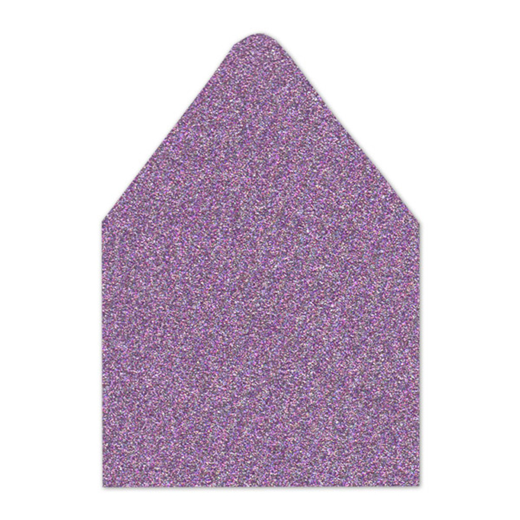 A7 Euro Flap Envelope Liners Glitter Wild Orchid