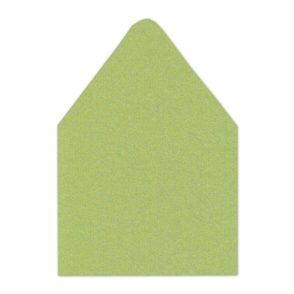 A7 Euro Flap Envelope Liners Lime Cards Pockets
