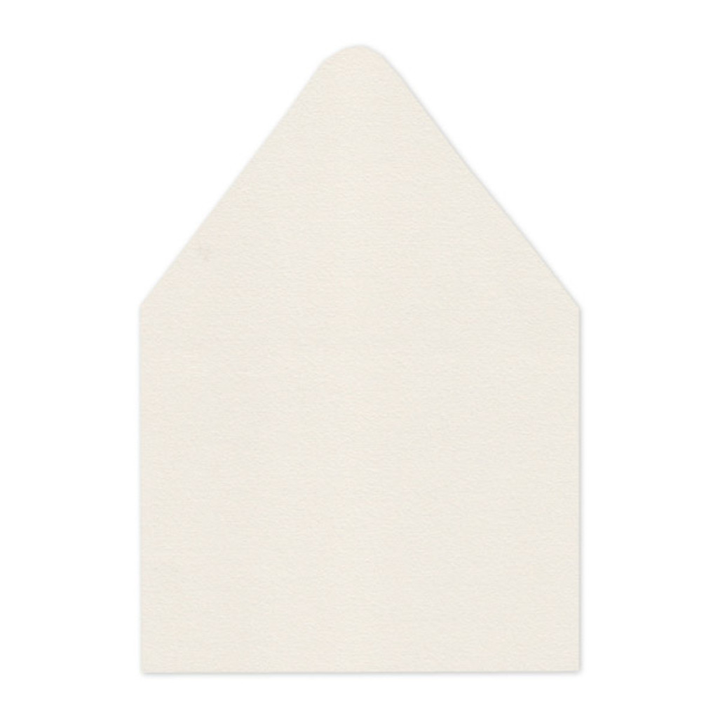 A7 Euro Flap Envelope Liners White Gold