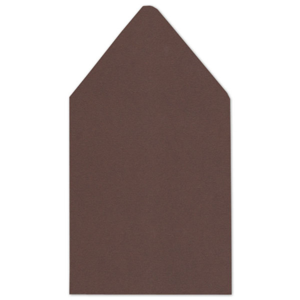 6.5 SQ Euro Flap Envelope Liners Brown