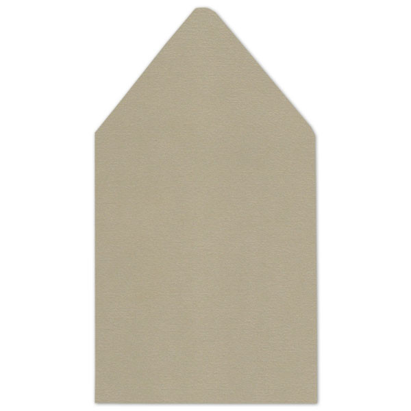 6.5 SQ Euro Flap Envelope Liners Gold Leaf