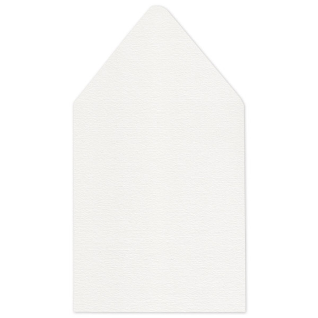 6.5 SQ Euro Flap Envelope Liners Ice White