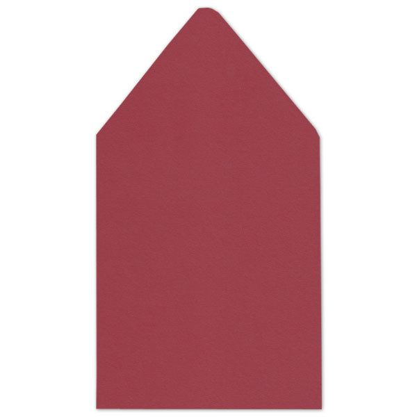 6.5 SQ Euro Flap Envelope Liners Scarlet