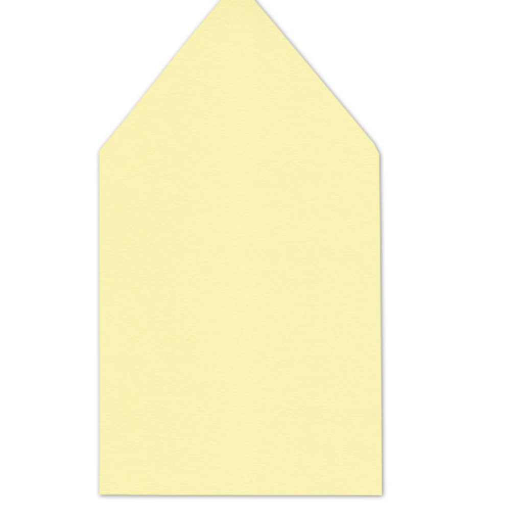 6.5 SQ Euro Flap Envelope Liners Sorbet Yellow