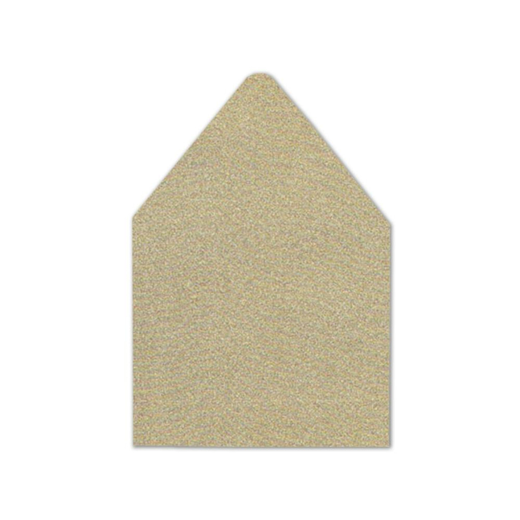 A2 Euro Flap Envelope Liners Glitter Gold