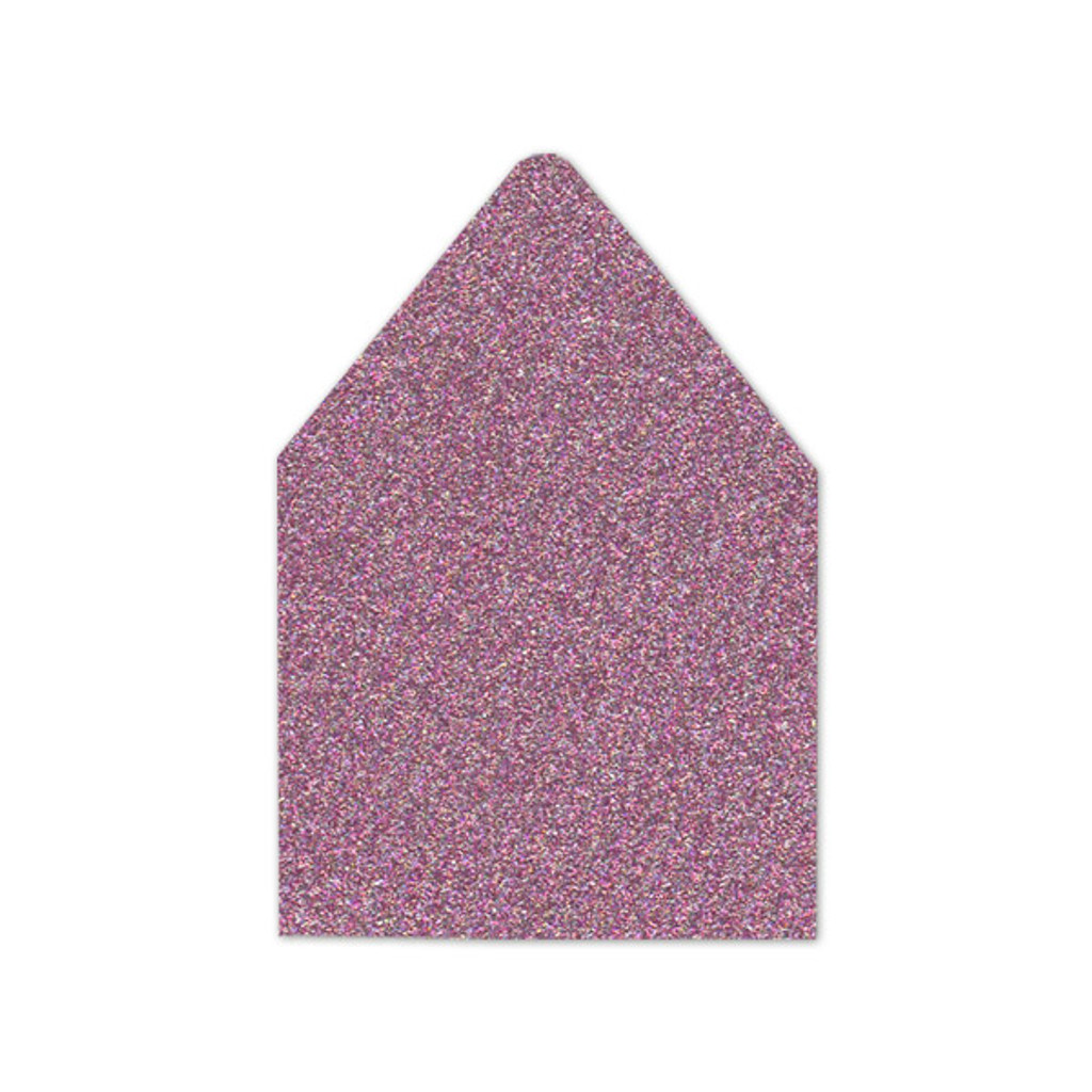 A2 Euro Flap Envelope Liners Glitter Pink Sapphire