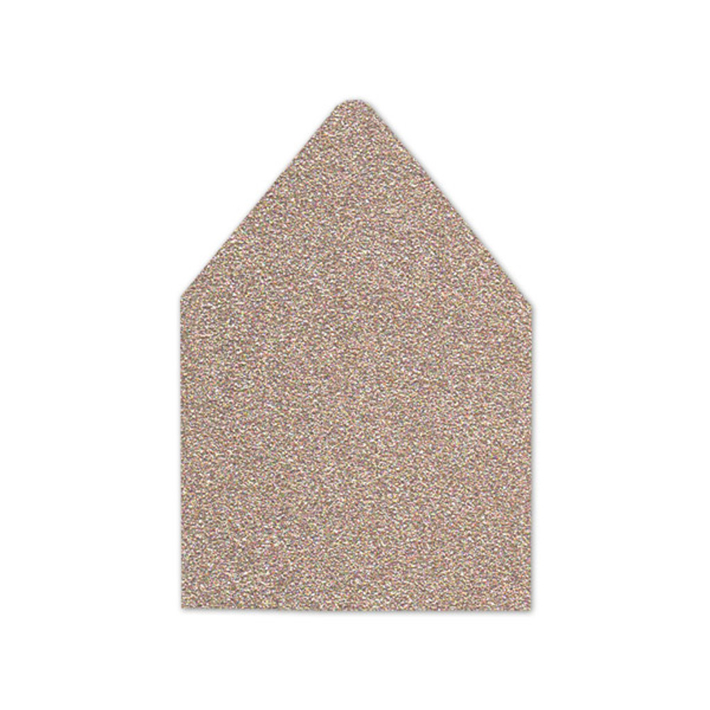 A2 Euro Flap Envelope Liners Glitter Sand