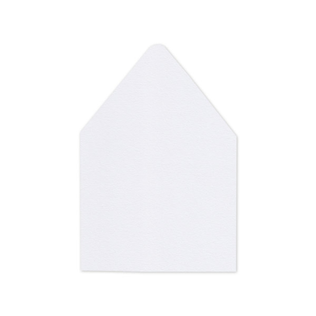A2 Euro Flap Envelope Liners White Frost