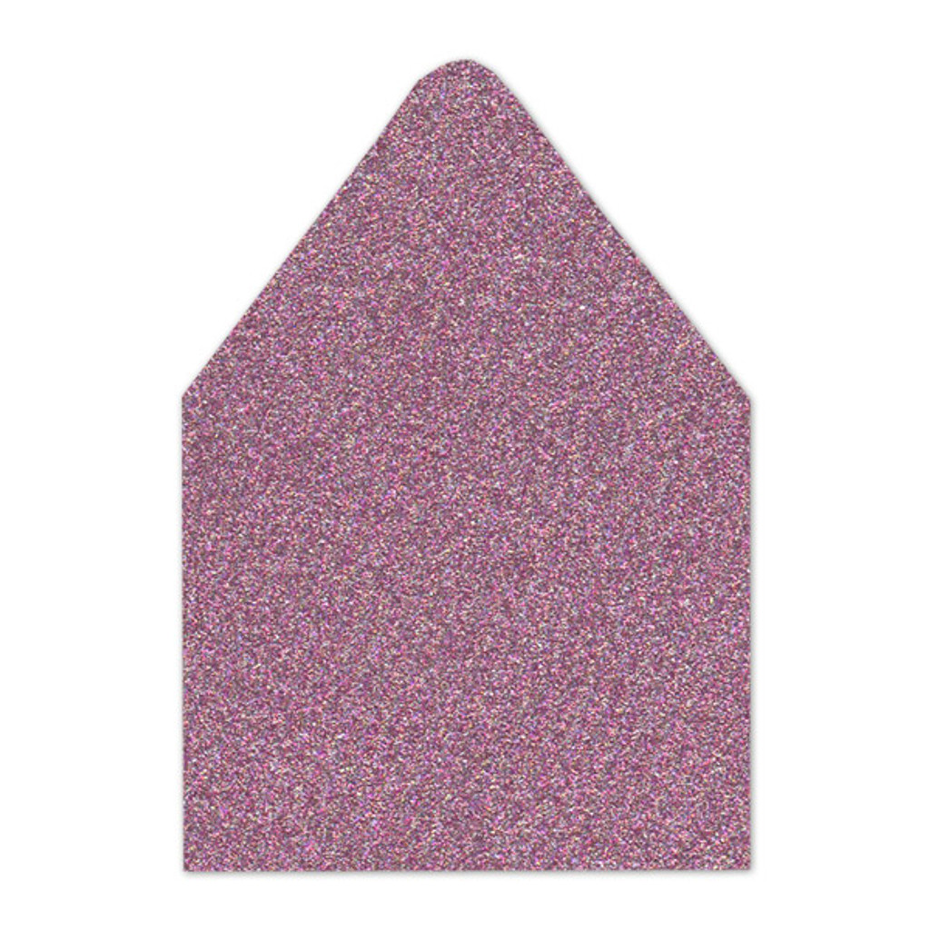 A+ Euro Flap Envelope Liners Glitter Pink Sapphire