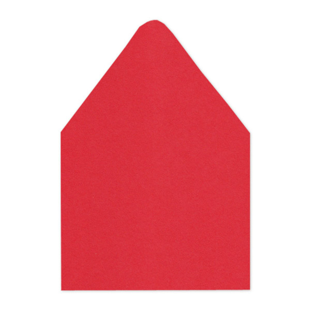 A6 Euro Flap Envelope Liners Bright Red