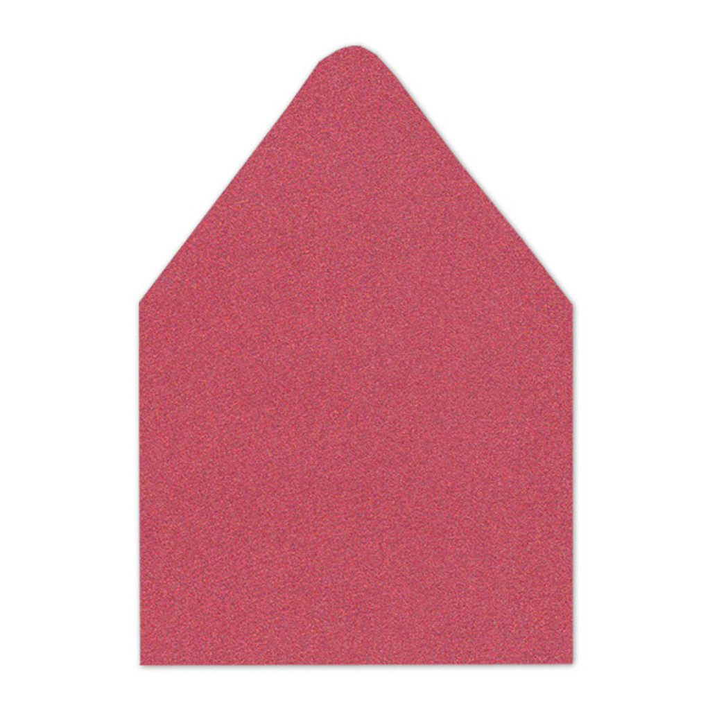 A9 Euro Flap Envelope Liners Glitter Red