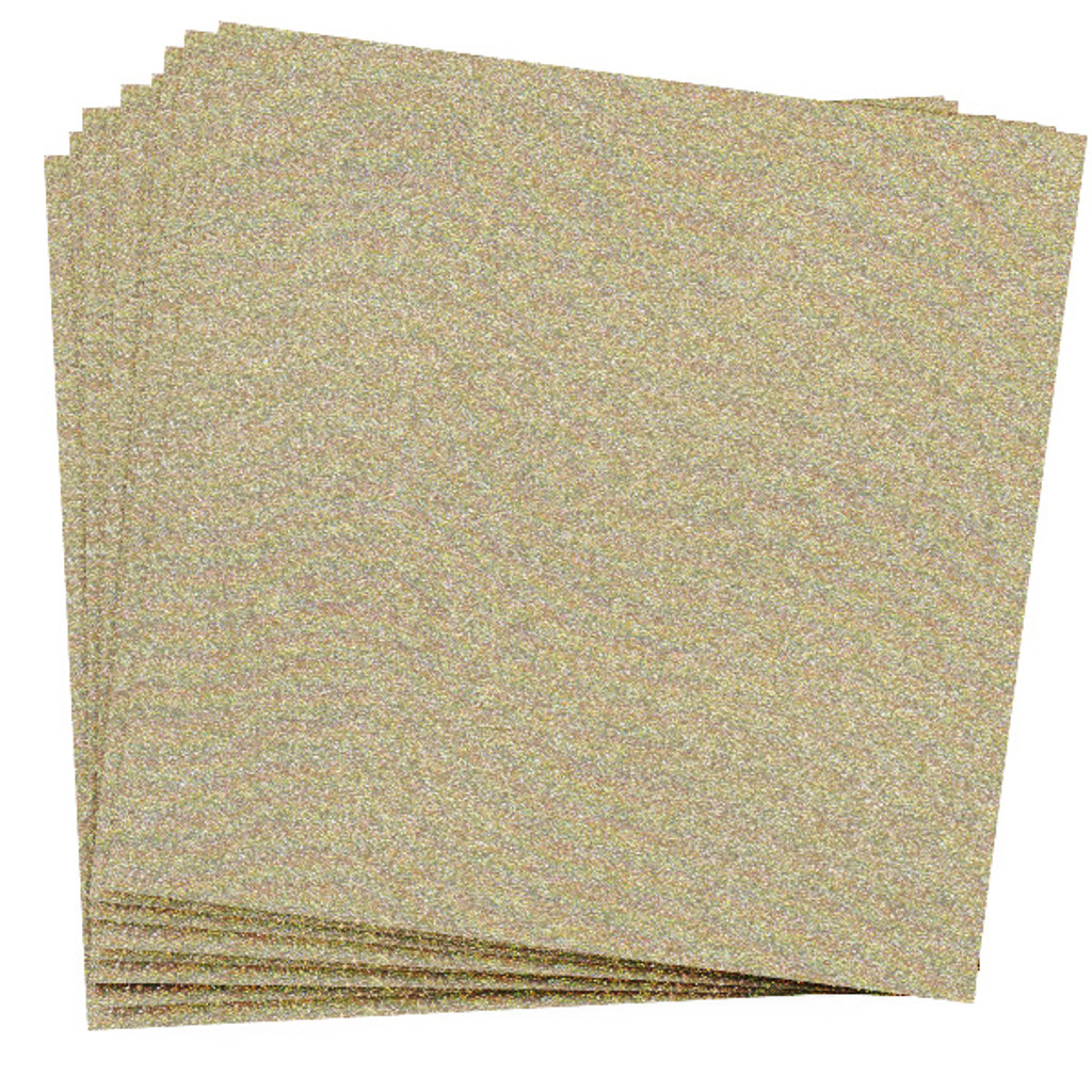 12 x 12 Cover Weight Glitter Gold