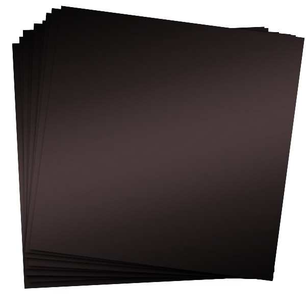 12 x 12 Text Weight Mirror Black