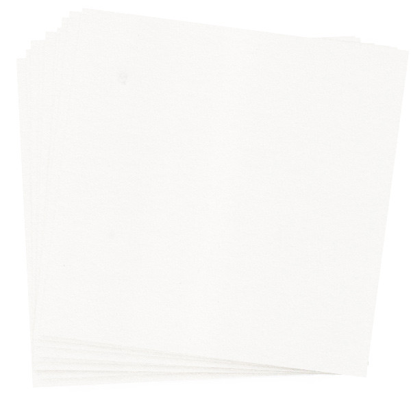 12 x 12 Cover Weight White