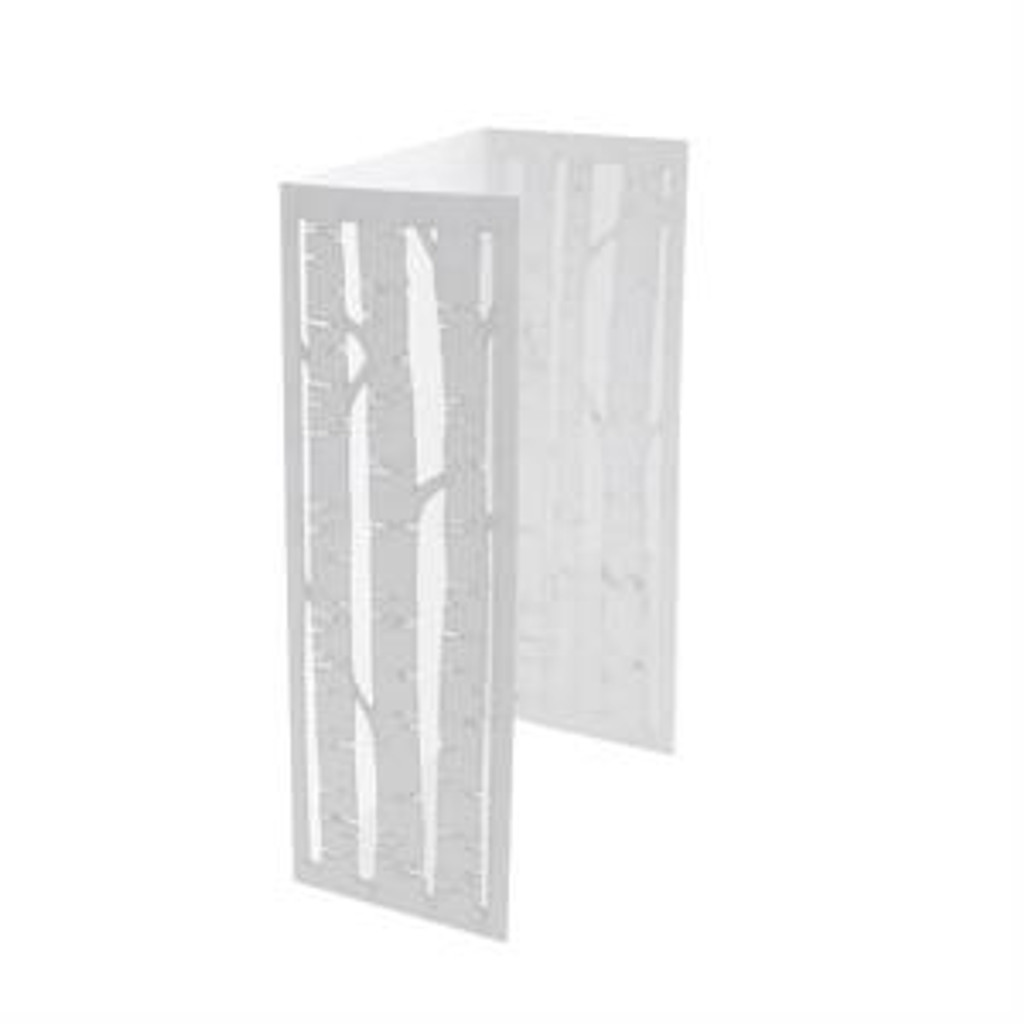 Birch Trees Laser Gate Card