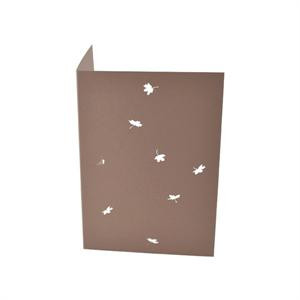 Falling Leaves Laser Folded Card