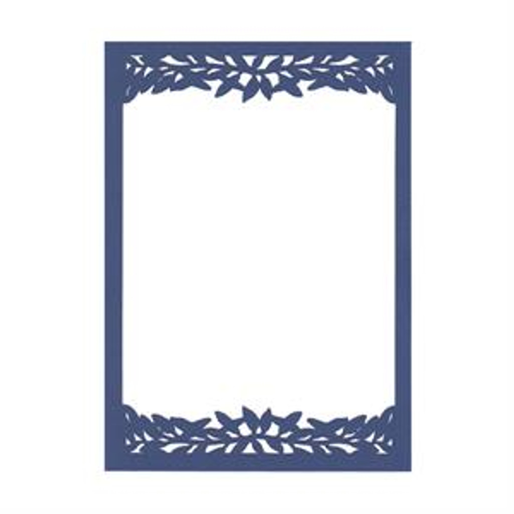 Laurel Leaves Laser Invitation Frame