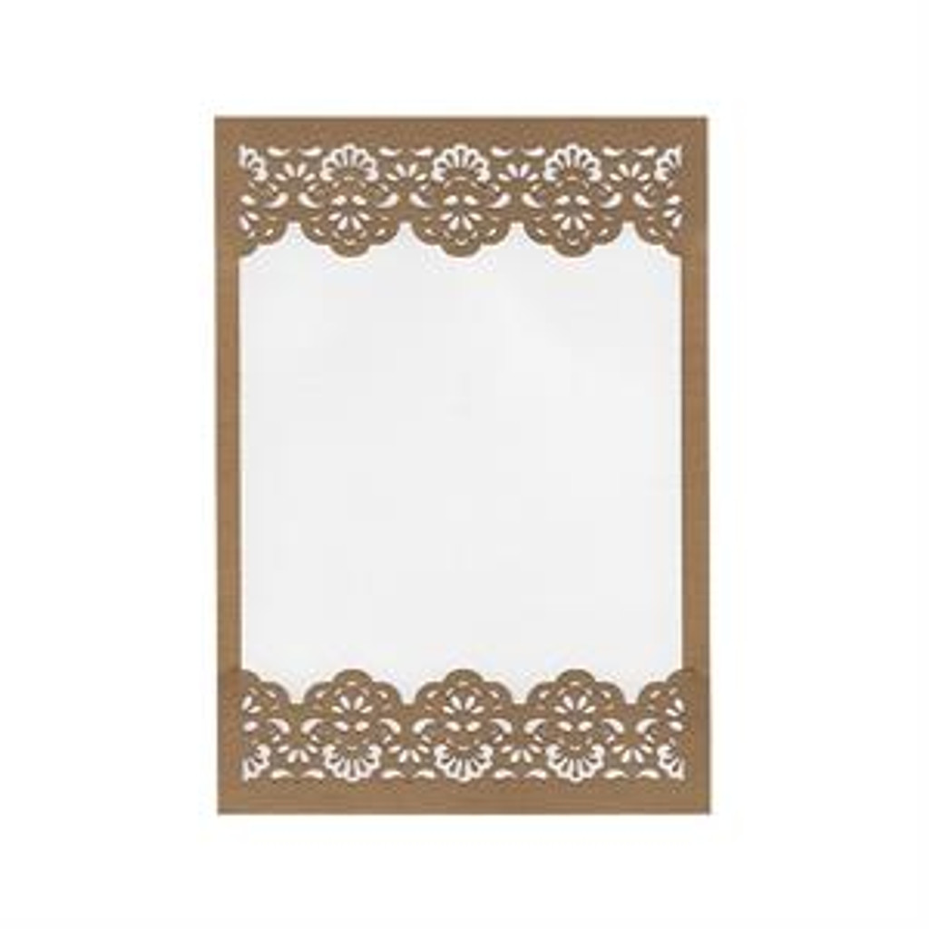 Baroque Top and Bottom Invitation Slide-in Card