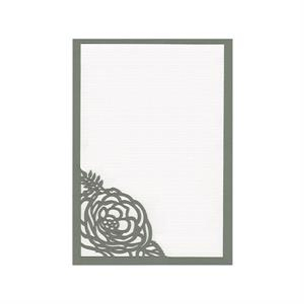 Flower Corsage Invitation Slide-in Card