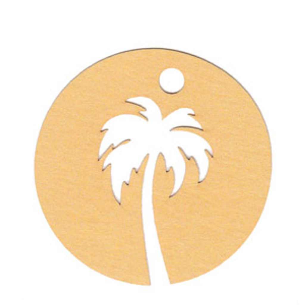 Palm Tree Circle Shape Pack