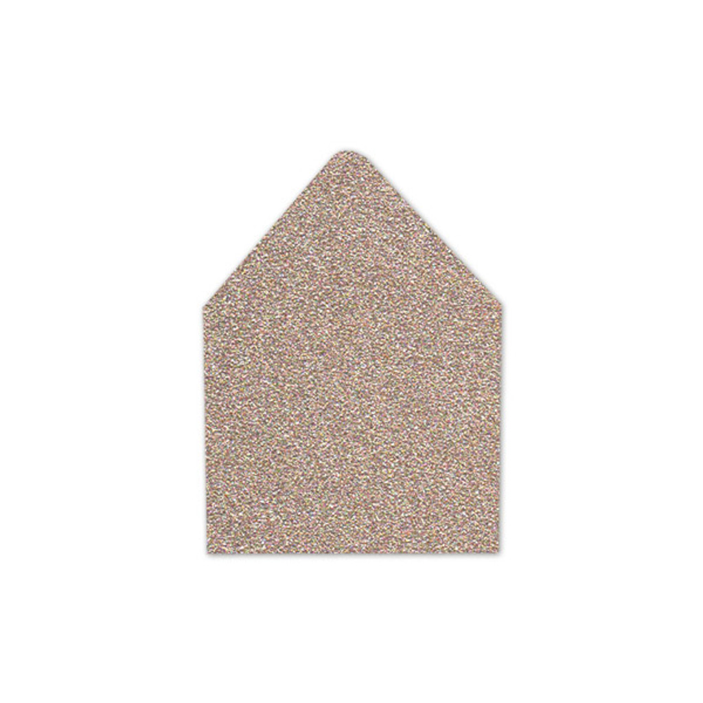 RSVP Euro Flap Envelope Liners Glitter Sand