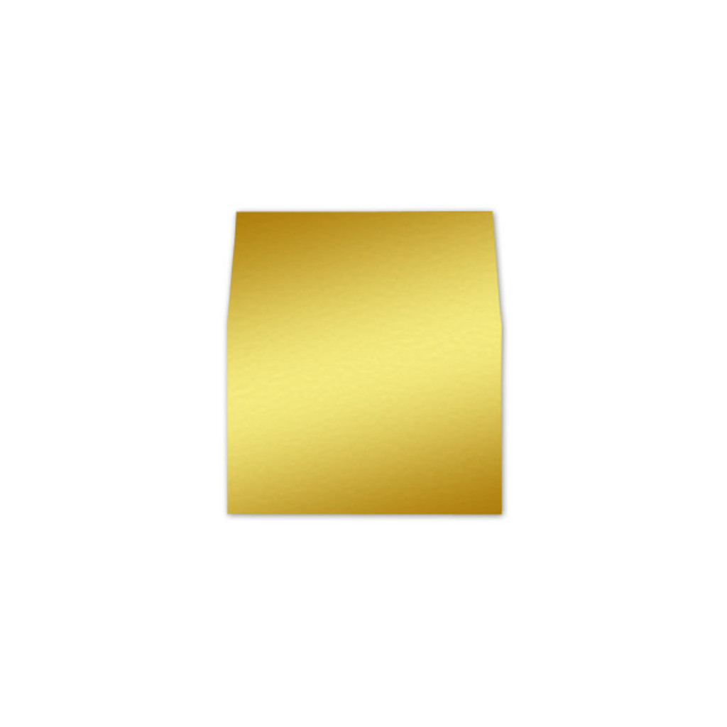 RSVP Square Flap Envelope Liners Mirror Gold