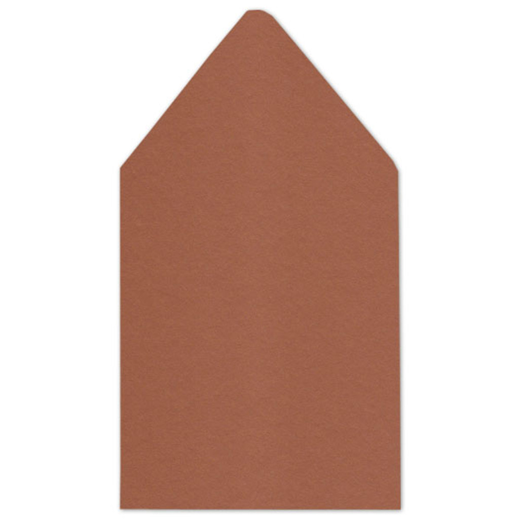 6.75 SQ Euro Flap Envelope Liners Copper