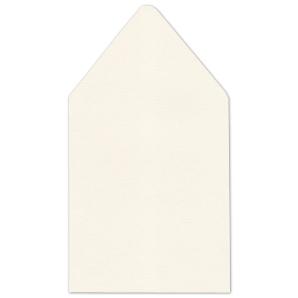 6.75 SQ Euro Flap Envelope Liners Cream Puff