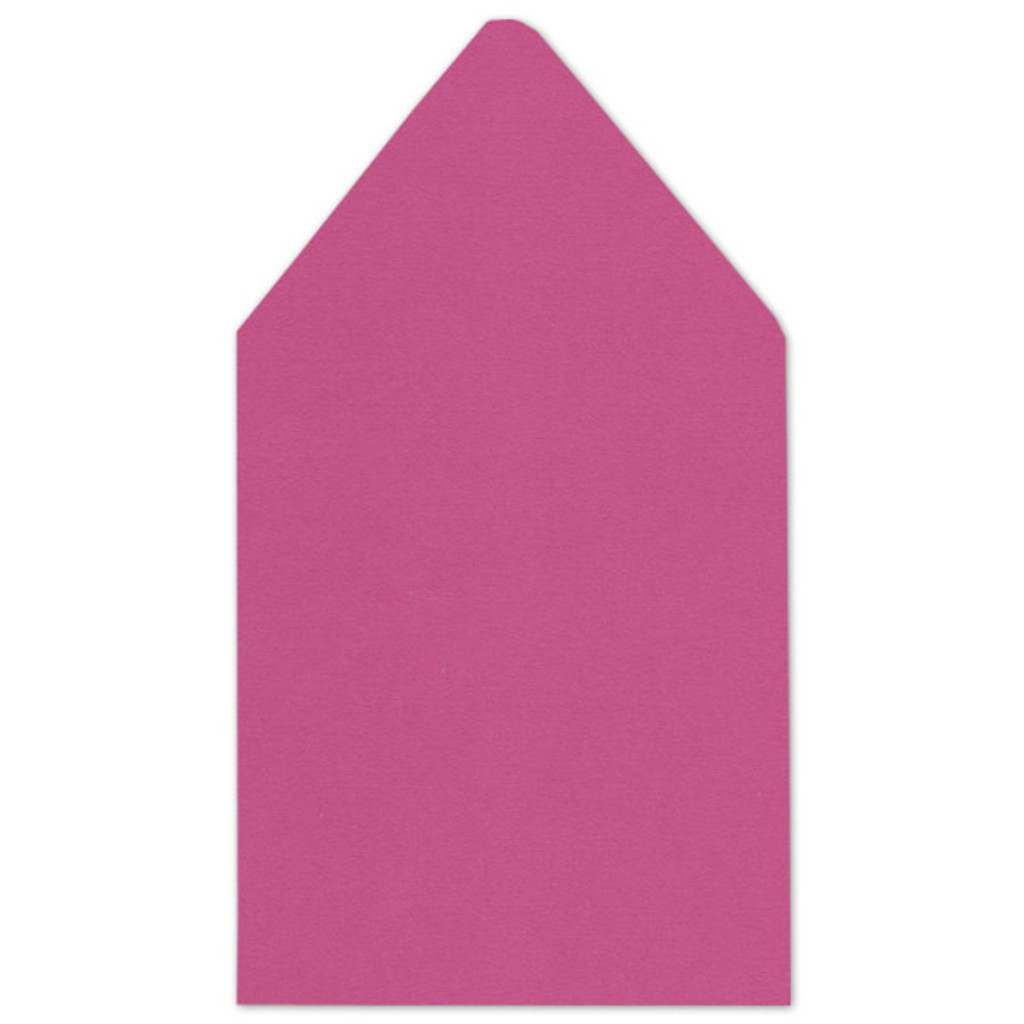 6.75 SQ Euro Flap Envelope Liners Fuchsia Pink