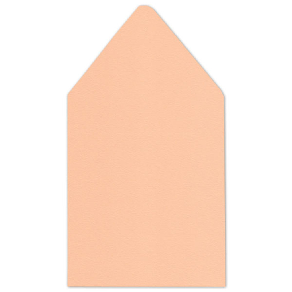 6.75 SQ Euro Flap Envelope Liners Peach