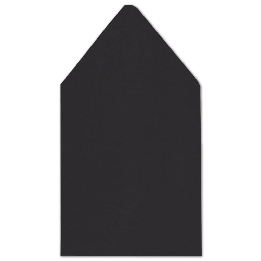 6.75 SQ Euro Flap Envelope Liners Ultra Black