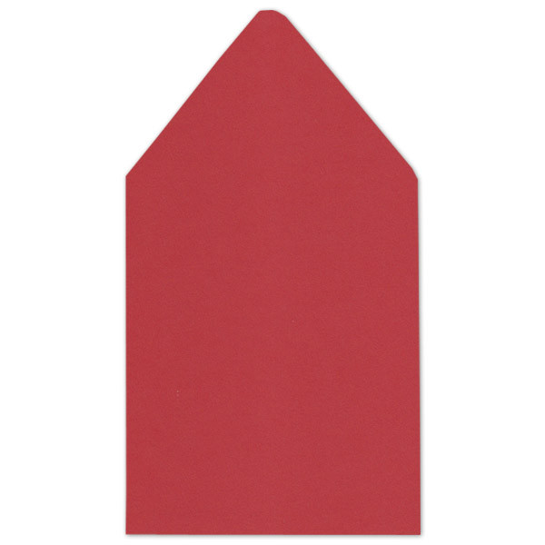 6.75 SQ Euro Flap Envelope Liners Vermilion