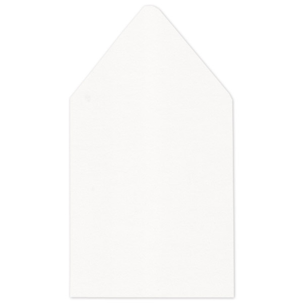6.75 SQ Euro Flap Envelope Liners White