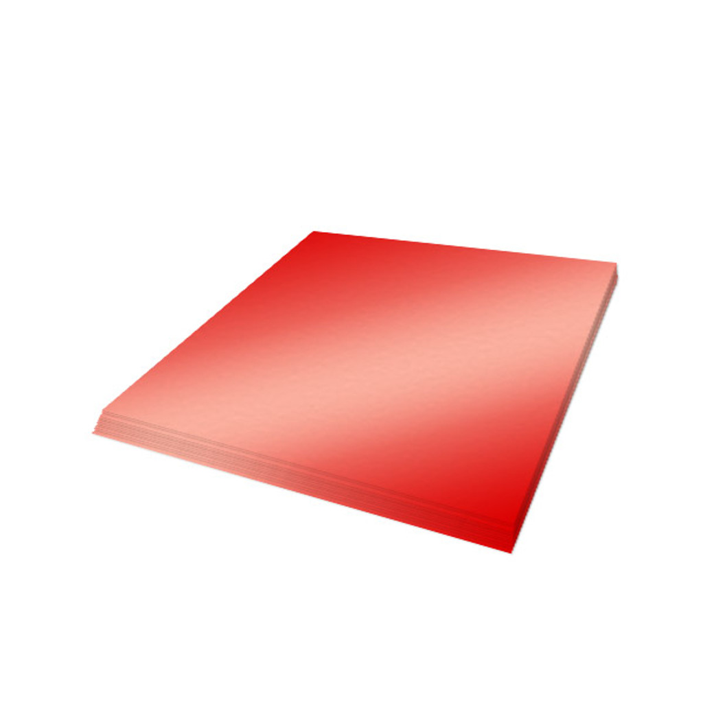 Half Sheet Cardstock Mirror Red