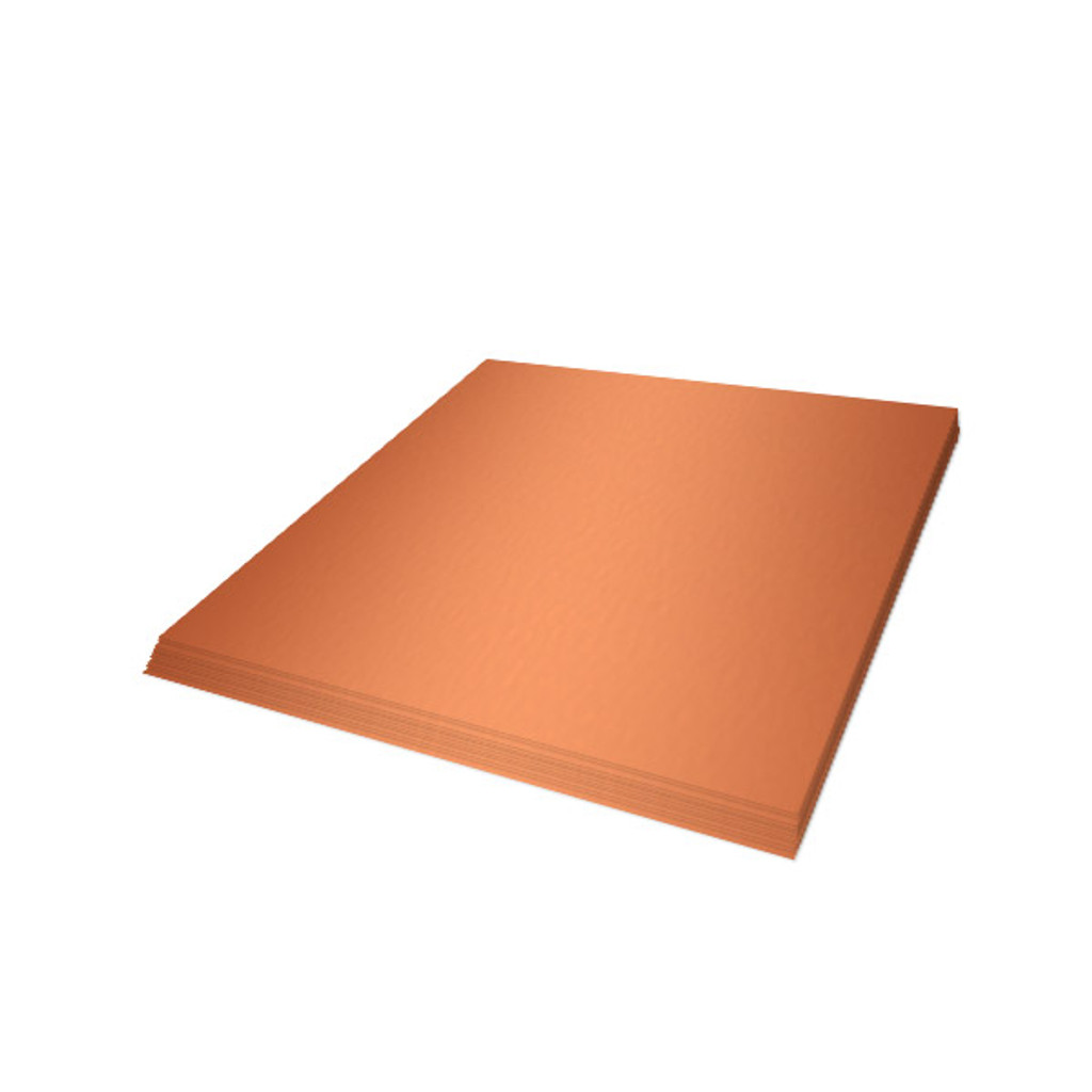 Half Sheet Cardstock Mirror Rose Gold