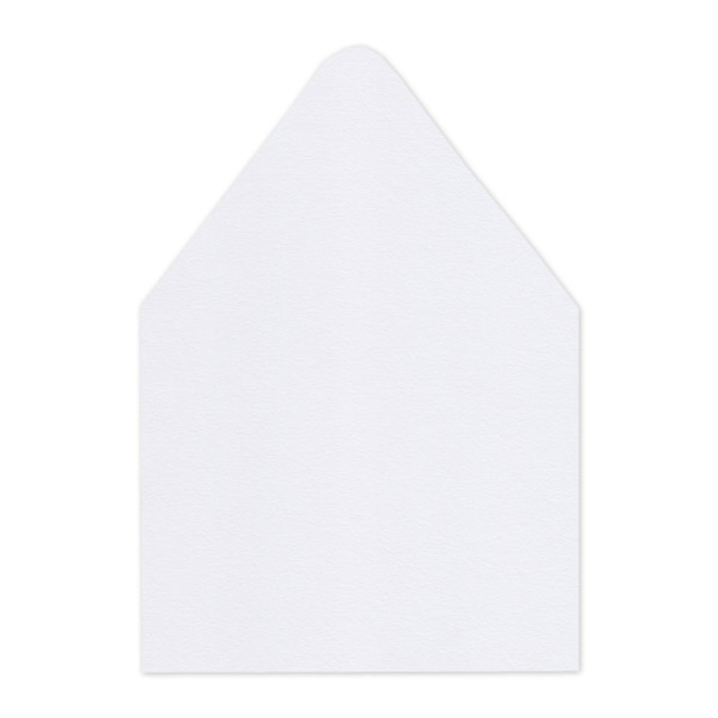 A8 Euro Flap Envelope Liners White Frost