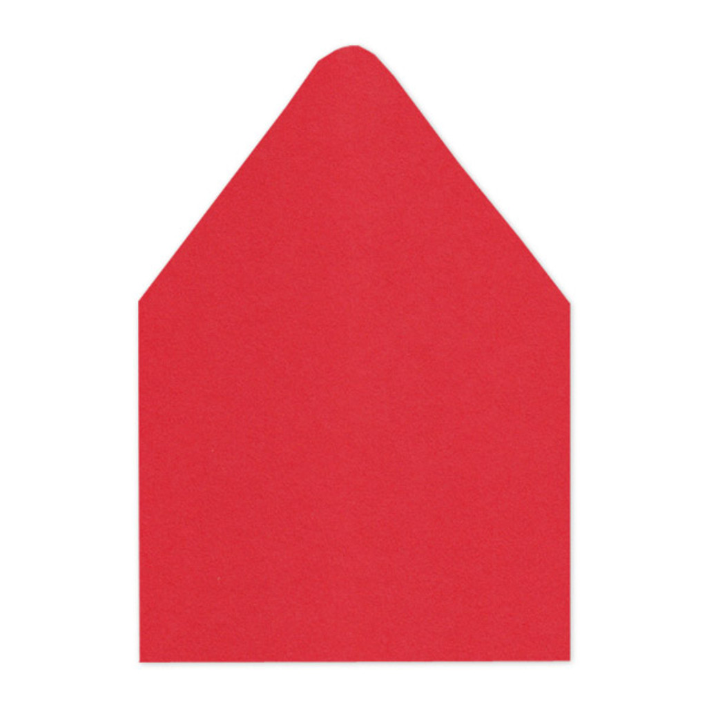 Full Bleed Inner A7 Euro Flap Envelope Liners Bright Red