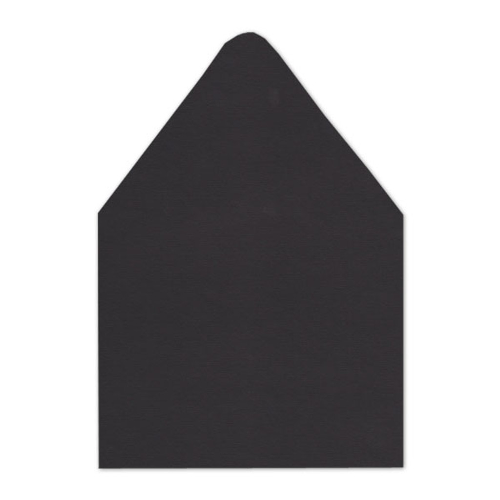 Full Bleed Inner A7 Euro Flap Envelope Liners Ebony Black