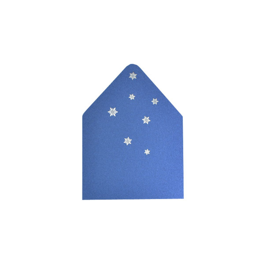 Snowflakes RSVP Laser Envelope Liners