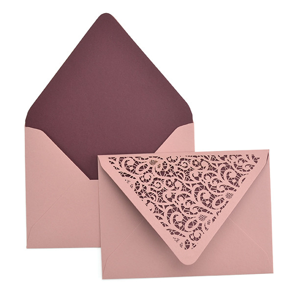 Lace A7 Ungummed Laser Cut Envelope - Cards & Pockets