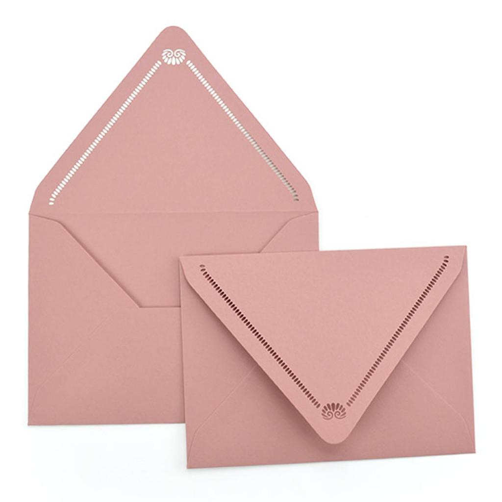 Victorian A7 Ungummed Laser Cut Envelope