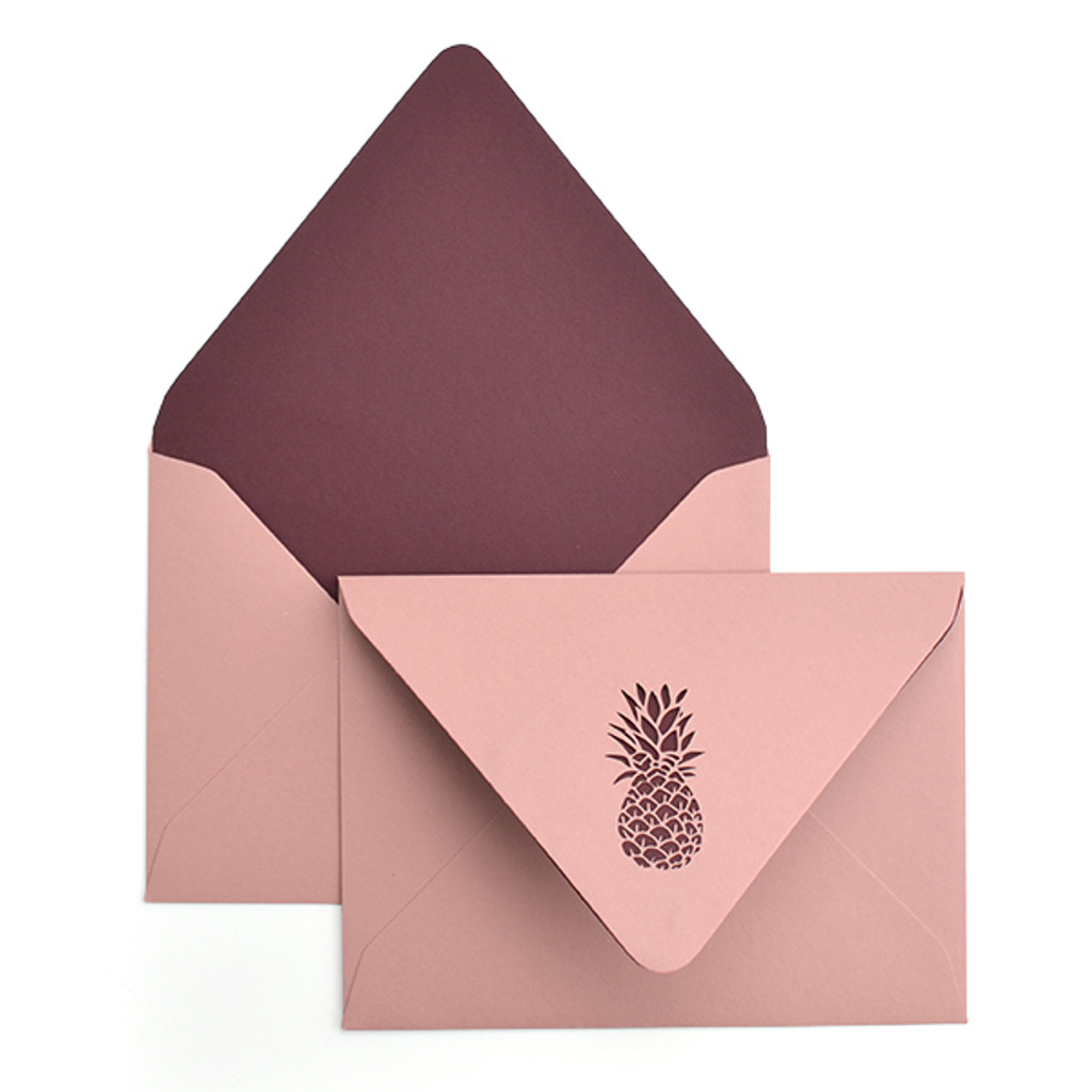 Pineapple A7 Ungummed Laser Cut Envelope