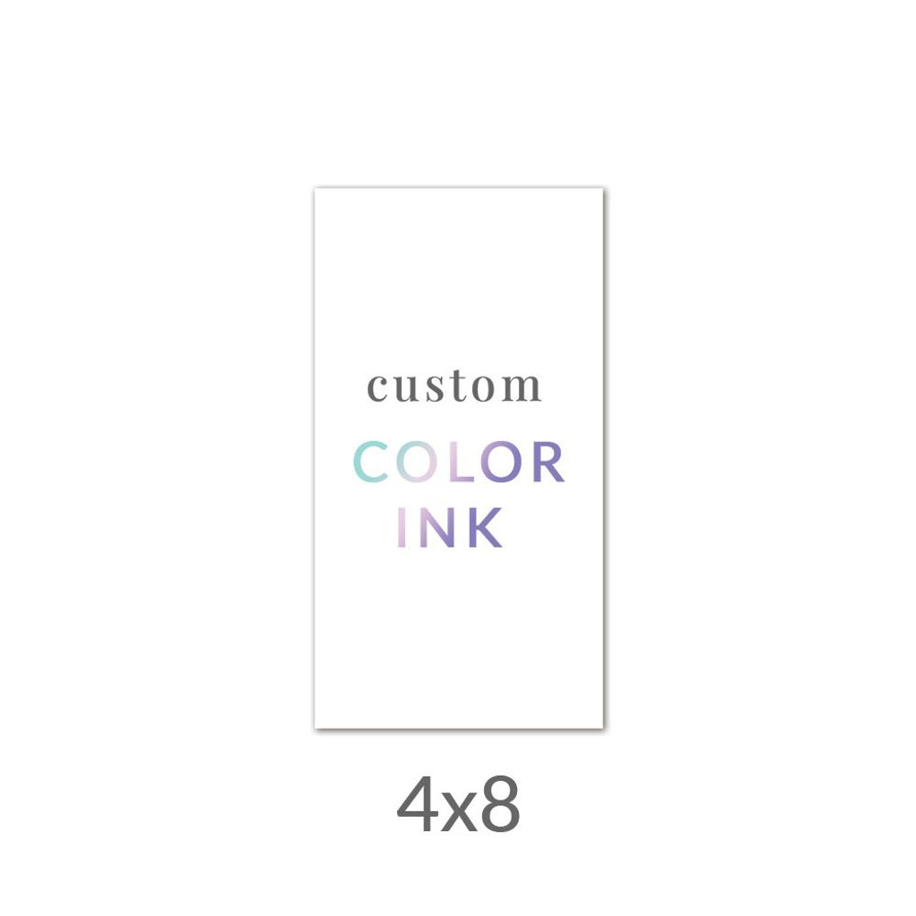 4x8 Printed Card -  Color Ink Upload Your Own Design