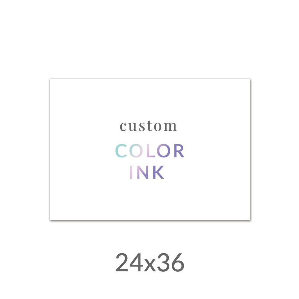 24x36 Printed Card -  Color Ink Upload Your Own Design