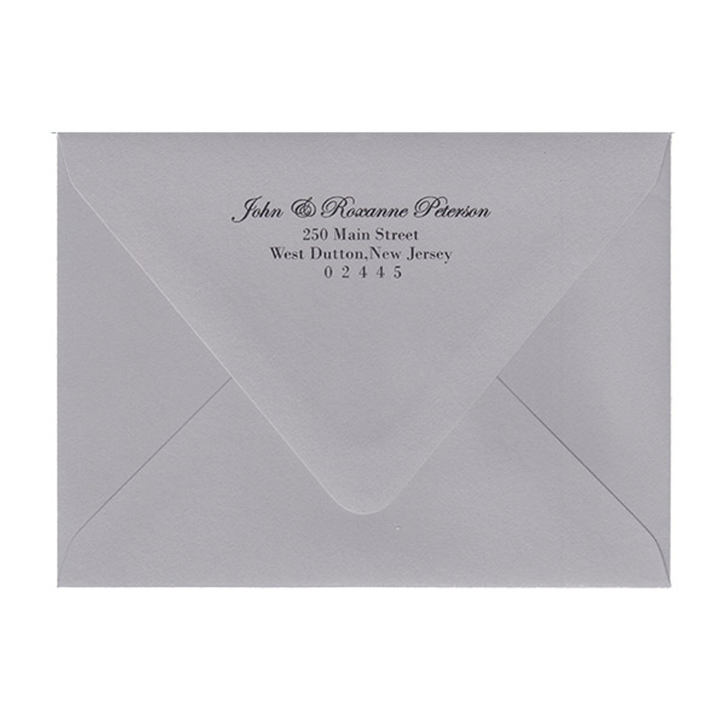 Return Address
  Black Ink Printed A+ Euro Flap Envelopes