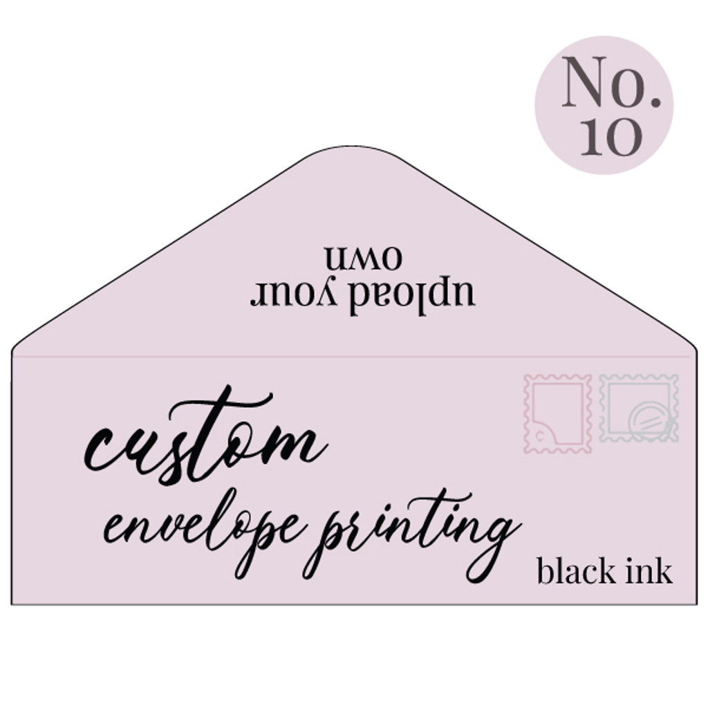 You Format  Black Ink Printed No. 10 You Format