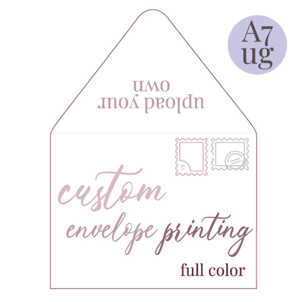 You Format  Color Ink Printed A7 Ungummed You Format