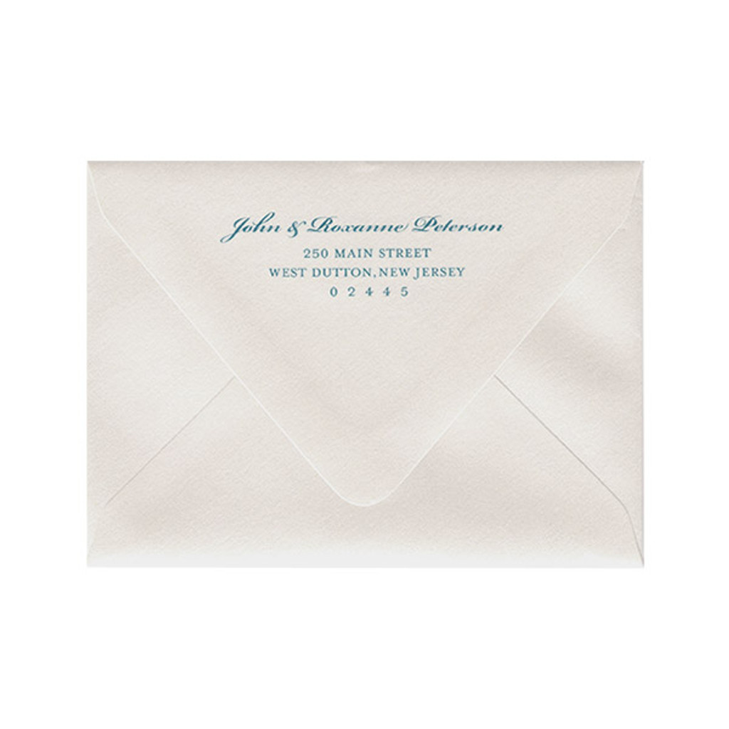 Return Address Color Printed A6 Euro Flap Envelopes